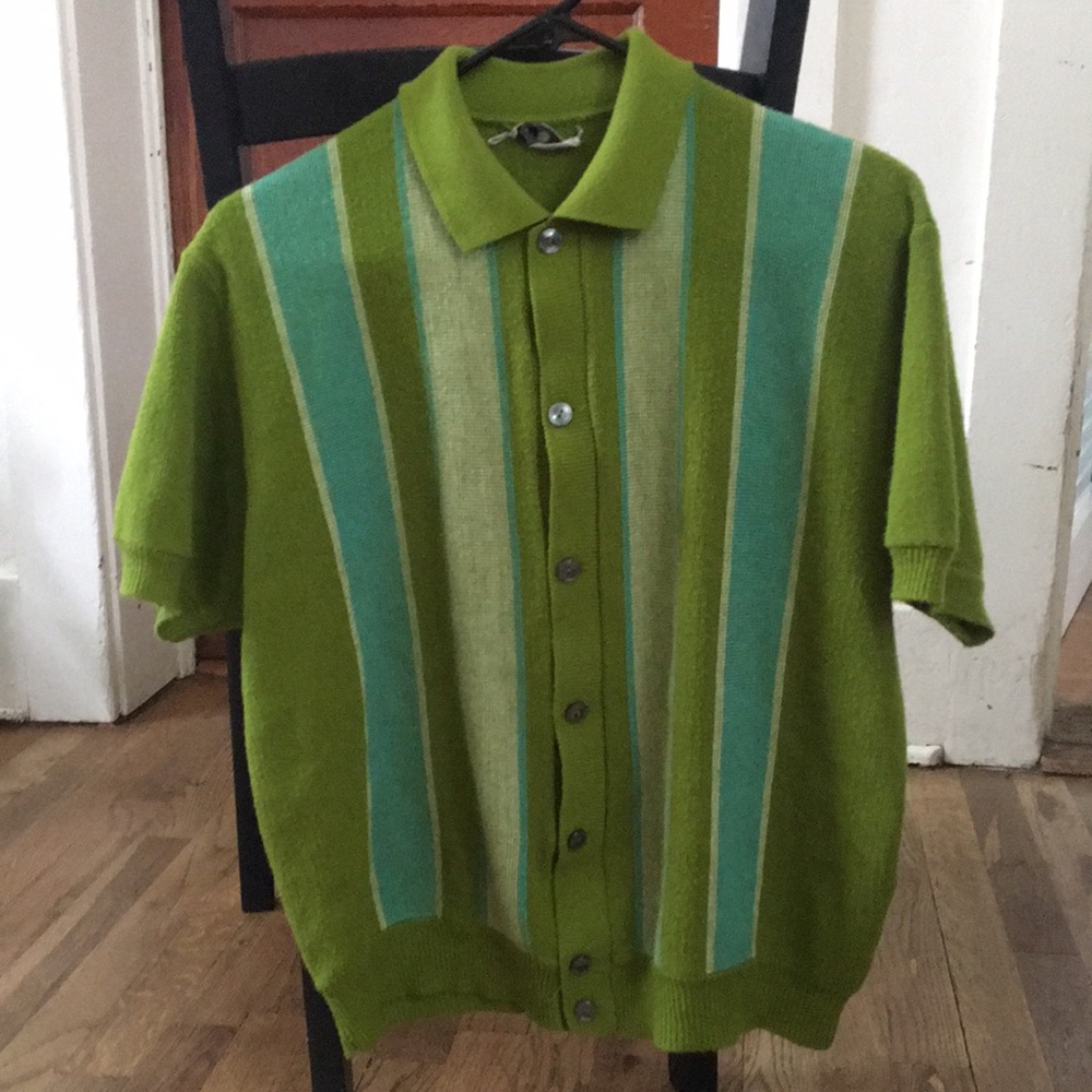 Vintage Striped Sweater Shirt
